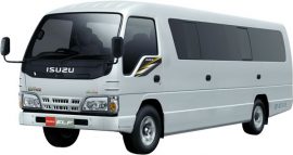 sewa minibus elf di bali