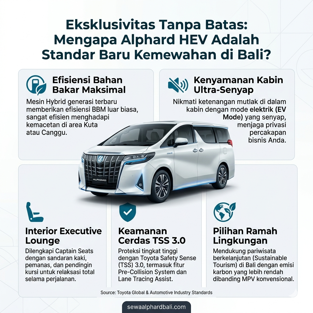 sewa alphard hev di bali